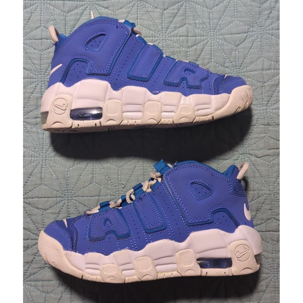 Nike Air More Uptempo (PS) Medium Blue/White-Battle Blue (DM1026 400) Sz 2Y